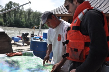 mapping with local fisherman